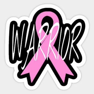 Warrior breast cancer Sticker